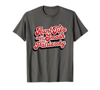 Aunt Tifa Says Smash The Patriarchy Feminist Protest Design T-Shirt