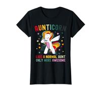 Aunticorn Aunt Unicorn - Only Awesome Coloré Licorne Tante T-Shirt