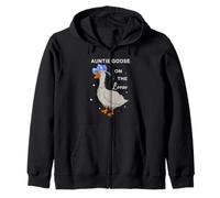 Auntie Goose is on The Loose Summer Aunt Silly Goose Sweat à Capuche