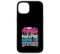 Auntie is My Name Keeping The Gender is My Game Révélation Coque pour iPhone 13