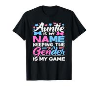 Auntie is My Name Keeping The Gender is My Game Révélation T-Shirt