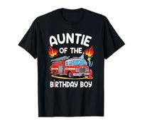Auntie of The Birthday Boy Camion Pompier 1ère fête T-Shirt