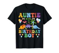 Auntie of the Birthday Boy T-Rex RAWR Dinosaure Anniversaire Garçon T-Shirt