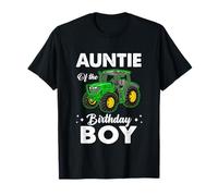 Auntie of The Birthday Boy Tracteurs Ferme Party Farmer T-Shirt