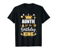Auntie of The Birthday King Boys, fête d'anniversaire pour Homme T-Shirt