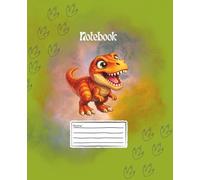 Auntie Toni's Tales: Freddie Willow & Friends Dinosaur Notebook;: 7 1/2" x 9-3/4", 200 Sheets, 100 pages, Dino Notebook, journal with decorative boarder motifs, Writing prompts, Age 3-12
