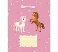 Auntie Toni's Tales: Freddie Willow & Friends Sketchbook; Ponies: 7 1/2" x 9-3/4", 100 Sheets, 50 pages with decorative motifs sketchbook, drawing, illustrations (Age4-10)