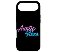 Auntie Vibes, parente de la Famille, Mignonne Tante, Tante Vintage Coque pour iPhone Air