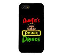 Auntie's Preschool Prince Black, Petit garçon, écoliers Coque pour iPhone SE (2020) / 7/8