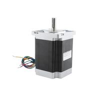 AUOQKQUT 1pc 34 Stepper Electronic Starter 114x86mm 5A 8.0Nm D = 4mm 12.7mm 450B 4-Lead Cable Drive CNC3D Printer Woodworking Machine(12.7mm Key Shaft)