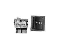 AUOQKQUT 1pc Ship Type Switch, Warping Switch R13-3-A11-A11 Four pin Two Gears 6A/250V Black 21 * 14mm