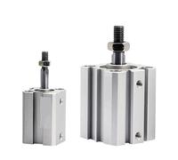 AUOQKQUT 1pcs Pneumatic Cylinder External Thread Double Acting 5-60mm Stroke Compact Air Cylinder SDA40/50/63/80 * 10/15/20/35/50-B Series(15mm Stroke,SDA63 (63mm Bore)) AUOQKQUT