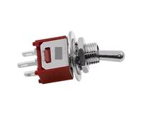 AUOQKQUT 2pc ST-0-102-C01-T000-RS Button Switch Vertical Straight Insert 3-pin 2-Speed Rocker Switch Short Handle