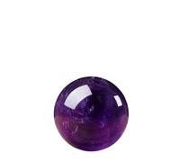 AUOQKQUT Amethyst Ball Brazilian Purple Crystal Rough Stone Hand-Polished Seven-Star Array Home feng Shui Ornaments,30cm