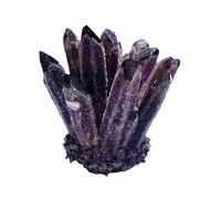 AUOQKQUT Amethyst Cluster Rare Simile Power Stone Craft Crystal,500~600g