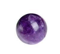 AUOQKQUT Decorative Crystal Ball Quartz Labradorite for Home Decoration Dream Amethyst Sphere Stone, Ball-2cm