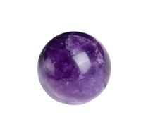 AUOQKQUT Decorative Crystal Ball Quartz Labradorite for Home Decoration Dream Amethyst Sphere Stone, Ball-6cm