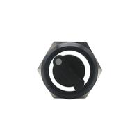 AUOQKQUT Emergency Stop Switch 19MM 220v LF-Return Self-Locking Waterproof DPDT Illuminated Metal Selector Knob Rotary Switch 2 3 Position LED Lamp(White LED,2 Position Latching)