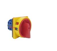 AUOQKQUT LW26GS-20/04-2 Cam Switch Two Position Pad Lock Changeover Rotary Isolator Disconnect Selector Silver 20A 690V(Large Panel)