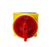 AUOQKQUT LW26GS-25A Isolator Changeover Rotary Cam Switch 690V Two Position Off-on with Padlock Control Electronic Starter(5P 20Terminals)