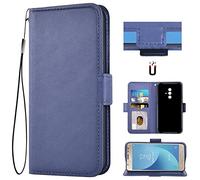 Auotu Cuir PU Coque Flip Bookstyle Magnétique Housse Étui Cover Case pour Blackview BV5200 / Blackview BV5200 Pro Smartphone (Bleu)