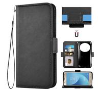 Auotu Cuir PU Coque Flip Bookstyle Magnétique Housse Étui Cover Case pour Doogee V30 Pro/Doogee V31 GT/DOOGEE S118 Pro Smartphone (Noir)