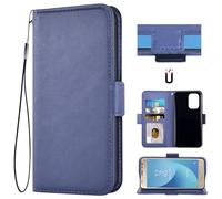 Auotu Cuir PU Coque Flip Bookstyle Magnétique Housse Étui Cover Case pour Doro 8100 / Doro 8100 Plus/Doro 8110 / Doro 8110 Plus Smartphone (Bleu)