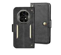 Auotu Cuir PU Coque with Protection de la caméra Flip Bookstyle Magnétique Housse Étui Cover Case pour Blackview Xplore 2 Projektor / Xplore2 Satellite Smartphone (Noir)