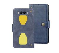 Auotu Cuir PU Coque with Protection de la caméra Flip Bookstyle Magnétique Housse Étui Cover Case pour Blackview BV7300 Smartphone (Bleu)