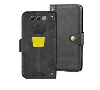 Auotu Cuir PU Coque with Protection de la caméra Flip Bookstyle Magnétique Housse Étui Cover Case pour FOSSiBOT F106 Pro Smartphone (Noir)
