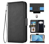 Auotu Cuir PU Coque with Protection de la caméra Flip Bookstyle Magnétique Housse Étui Cover Case pour Doogee S98 / DOOGEE S98 Pro Smartphone (Noir)