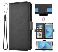 Auotu Cuir with Protection de la caméra PU Coque Flip Bookstyle Magnétique Housse Étui Cover Case pour Cubot Kingkong ES Smartphone (Noir)