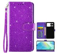 Auotu Cuir with Protection de la caméra PU Coque Flip Bookstyle Magnétique Housse Étui Cover Case pour CUBOT P90 Smartphone (Violet)