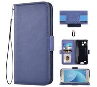 Auotu Cuir with Protection de la caméra PU Coque Flip Bookstyle Magnétique Housse Étui Cover Case pour Oukitel WP20 Pro/WP20/OUKITEL WP32/Oukitel G2 Smartphone (Bleu)