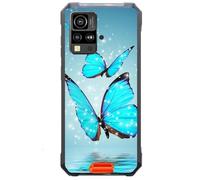 Auotu Soft TPU Silicium Etui Étui Housse Coque Silicone Silikon Cover Silicon Case pour Blackview BV4800 / Blackview BV4800 Pro / BV4800 SE Smartphone (Mode 2)