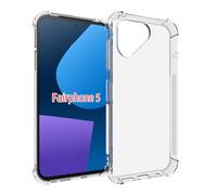 Auotu Soft TPU Silicium Etui Étui Housse Coque Silicone Silikon Cover Silicon Case pour Fairphone 5 Smartphone (Transparent)