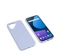 Auotu Soft TPU Silicium Etui Étui Housse Coque Silicone Silikon Cover Silicon Case pour Fairphone 5 Smartphone (Bleu)