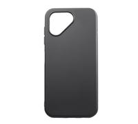 Auotu Soft TPU Silicium Etui Étui Housse Coque Silicone Silikon Cover Silicon Case pour Fairphone 5 Smartphone (Noir)