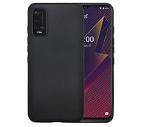 Auotu Soft TPU Silicium Etui Étui Housse Coque Silicone Silikon Cover Silicon Case pour Wiko Power U10 / Wiko Power U20 Smartphone (Noir)