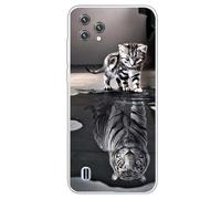 Auotu Soft TPU Silicium Etui with Protection de la caméra Étui Housse Coque Silicone Silikon Cover Silicon Case pour Blackview A55 / Oscal C60 Smartphone (Mode 5)