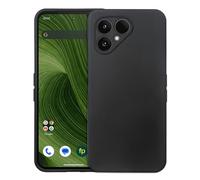 Auotu Soft TPU Silicium Etui with Protection de la caméra Étui Housse Coque Silicone Silikon Cover Silicon Case pour Fairphone 6 (Fairphone Gen. 6) Smartphone (Noir)