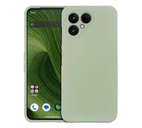 Auotu Soft TPU Silicium Etui with Protection de la caméra Étui Housse Coque Silicone Silikon Cover Silicon Case pour Fairphone 6 (Fairphone Gen. 6) Smartphone (Vert)