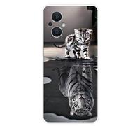 Auotu Soft TPU Silicium Etui with Protection de la caméra Étui Housse Coque Silicone Silikon Cover Silicon Case pour Oppo Reno 8 Lite 5G / Reno 7 Lite 5G / OnePlus Nord N20 5G Smartphone (Mode 8)