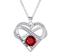 AUOU 1 collier d'amour pour femme, Pierre
