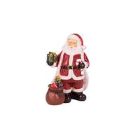 AUOU Décorations de vacances en résine Père Noël, Pierre