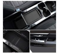 auovo Anti-Dust Mats for Honda CRV Accessories 2017 2018 2019 Door Liners Cup Holder Inserts Center Console Interior Decoration for Honda CR-V(Pack of 21, Black)