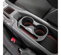 Auovo Tapis de porte anti-poussière pour 2019, 2018, 2017, 2016, 2015, 2014, 2013 Subaru BRZ Toyota 86 Scion FR-S Tapis de porte Tapis de console Accessoires intérieurs (8 pièces, rouge) Rouge TPO2-86dmats