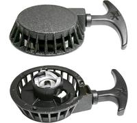 Auped Lanceur Démarrage Démarreur à Tirer Alliage Aluminum pour Mini Motos 47cc 49cc Pocket Bike Chopper ATV Quad, Démarreur Nylon Mini Easy Pull avec Vis Noir