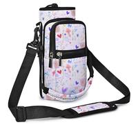 AUPET Sac de transport pour bouteille d'eau de 63,5/81,9/102,6/1,8 l, 1,8 l, housse isotherme pour bouteille d'eau avec sangle et poches pour homme/femme, pour la marche, la randonnée (Sweet Dreamy