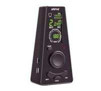 AUPHY Digital Métronome pour Piano Guitare Violon Ukulélé etc,Réglage Rapide et Précis du Rythme/Beat, Affichage LED Couleur,Voix Humaine Réelle,Fonction Minuterie,Fonctionne sur Batterie